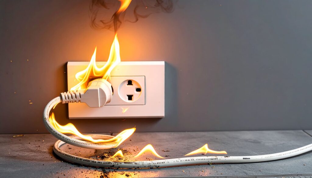 Extincteur feu électrique